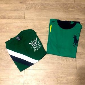 Boys green polo Short sleeve T-shirt